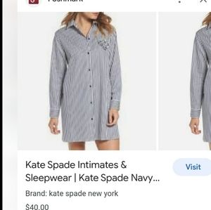 KATE SPADE sleep SHIRT